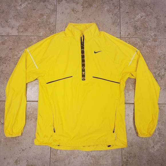 yellow nike coat